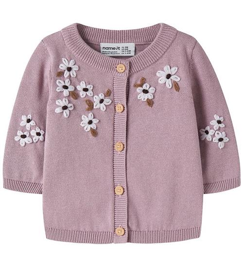 Name It Cardigan - Strik - NbfRucca - Mauve Shadows