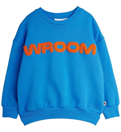 Mini Rodini Sweatshirt - Wroom Chenille - Blå