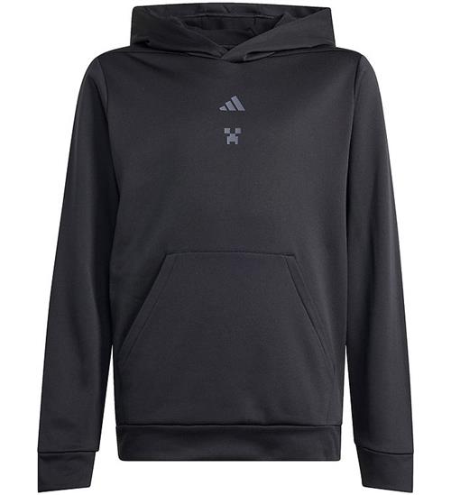 adidas Performance Hættetrøje - Minecraft - Sort m. Print