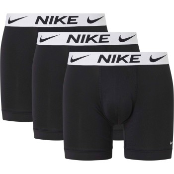 Nike 6P Everyday Essentials Micro Boxer Brief D1 Sort/Orange polyester X-Large Herre