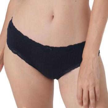 sassa Trusser Bamboo Jacquard Panty Marineblå viskose 42 Dame