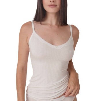 sassa Sassa Bamboo Jacquard Top Benhvid viskose 38 Dame
