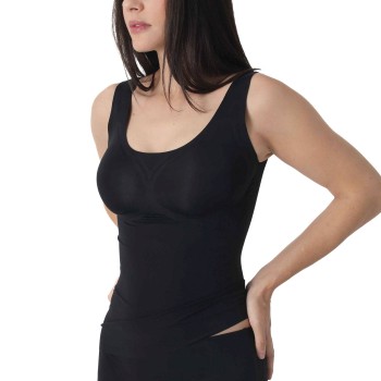 sassa BH Bonded Micro T-Shirt Bra Sort Large Dame