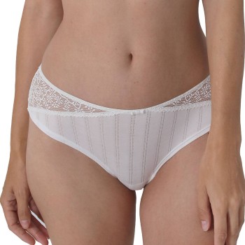 sassa Trusser Natural Stripe Panty Benhvid viskose 38 Dame