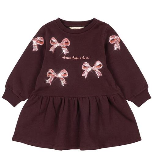 Konges Sløjd Sweatkjole - Lou - Decadent Chocolate m. Pailletter