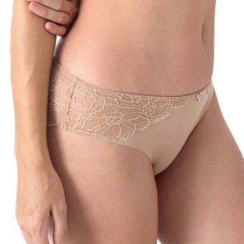 sassa Trusser Well Being Lace Slip Sand 40 Dame