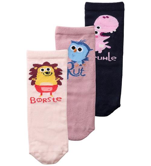 Name It Strømper - 3-pak - NmfAbine - Børste - Mauve Shadows