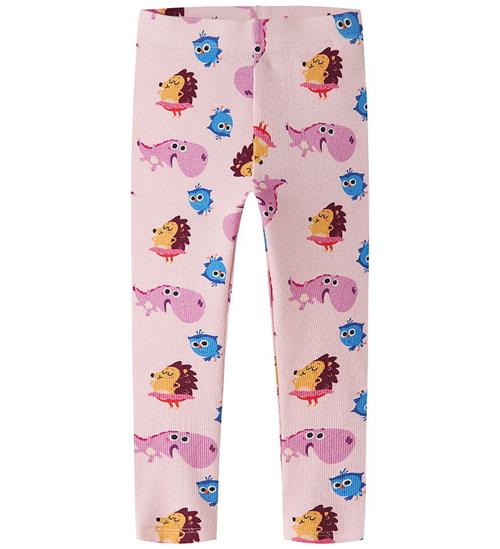 Name It Leggings - Rib - NmfAbesa - Børste - Cradle Pink