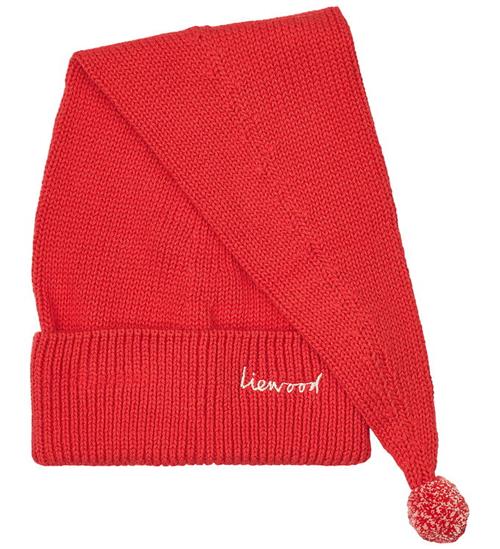 Liewood Nissehue - Alf Christmas Hat w Embroidery - Apple red